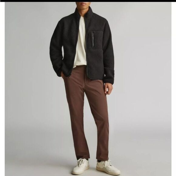 NWT Everlane Performance Chino Athletic Fit Pant 40 x 34 Uniform Chocolate Brown - Picture 13 of 15